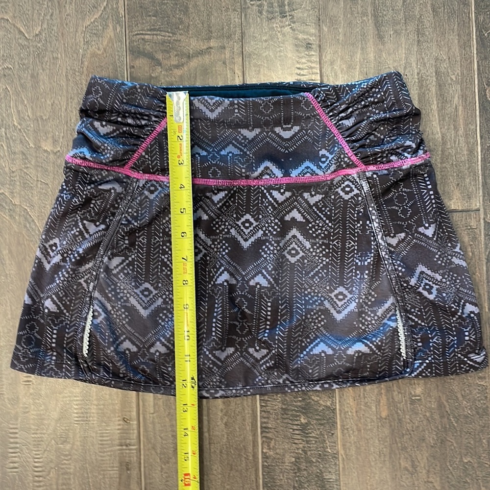 Athleta Gray Patterned Skort, Size Extra Small - image 6